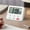 White, variant on TIMIFIS Dinner Service Kitchen Timer Baking Timer Clock Second Reminder Student Electronic Alarm Clock Countdown Timer Kitchen Gadgets