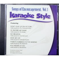 Songs of Encouragement Volume 1 Daywind Christian Karaoke Style NEW CD G 6 Songs