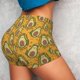 thumbnail image 4 of Fotbe Avocado Dog Shorts Sin Costuras – Shorts Deportivos de Cintura Alta para Mujer, Elásticos para Gimnasio, Yoga, Running o Ciclismo-XX-Large, 4 of 8