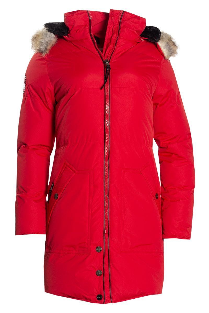 Canada Weather Gear Parka Jacket - Red | Walmart Canada