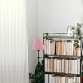 thumbnail image 6 of Kiven Clip Lamp, 1 Pack Farmhouse Clamp Lamp with Pink Fabric Lampshade, 8.3FT Plug in Cord, Dimmable Decorative Nightstand Lamp for Home Bookshelf Bedside Office Side Table, 6 of 7