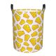 thumbnail image 1 of Fotbe Cheese Cesto de Ropa con Asas, Cesto Impermeable de Gran Capacidad, Bolsa de Lavado para Dormitorio, Cesto de Ropa con Ruedas y Asas-Small, 1 of 6