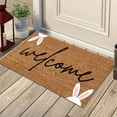 thumbnail image 2 of MOQIN Easter Door Mat Outdoor 24x16 Inch, Easter Decorations for Home, Rabbit Rug Outdoor, Rabbit Welcome Doormat for Front Door,Home Seasonal Spring Easter Holiday Holiday Party Floor Mat, 2 of 3