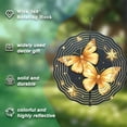 thumbnail image 5 of Elegant Metal Hanging Wind Spinners - Golden Butterfly Design with Intricate Patterns for Yard & Garden Decor Perfect Wind Chimes, 5 of 6