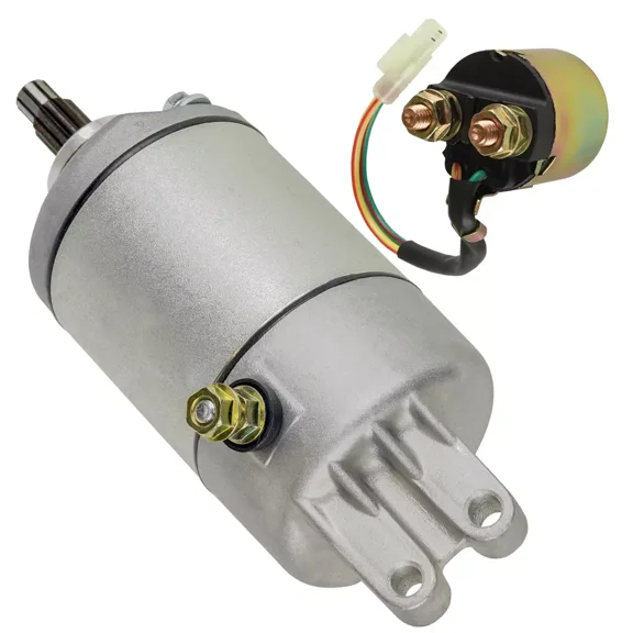 Starter & Relay Solenoid for Honda TRX450 TRX450ES Fourtrax Foreman 1998-2009