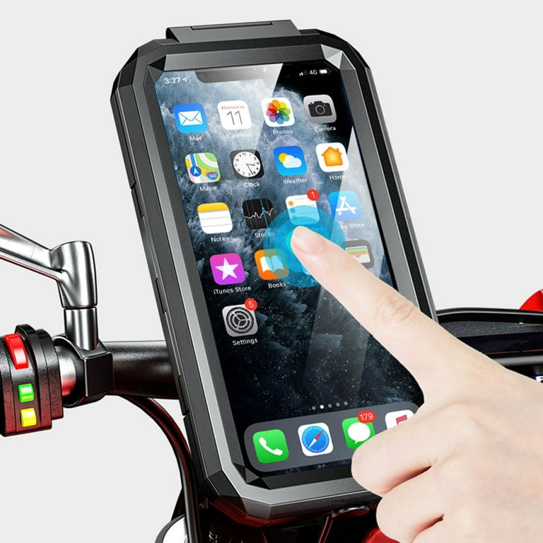 Anti-Theft Waterproof Motorcycle Phone Mount Bike Mobile Holder
