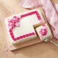 thumbnail image 2 of Freshness Guaranteed 1/4 Sheet White Cake with Pink and White Buttercreme Icing, 55 oz, 2 of 6