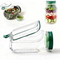 thumbnail image 4 of Salad Jar with Side Opening with Fork, Mason Jar Salad Container, Leakproof Dressing Compartment, Vertical Layering Salad Jars, Reusable & Portable Lunch Containers for Office, Picnic & Travel, 4 of 12