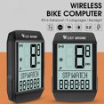 thumbnail image 3 of 5 Language Speed Meter Waterproof Cycling Mileometer Multi-functional Bike Speedometer Full Screen Backlight Cycling Stopwatch, 3 of 6