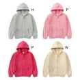 thumbnail image 5 of GYRATEDREAM Zip up Hoodie Kids Fleece Hooded Sweatshirts for Boys Girls Toddlers Hooded Full Zipper Jacket Shirt for 4-5Y White, 5 of 5