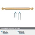 thumbnail image 4 of Amerock Coble 7-9/16 inch (192mm) Center-to-Center Champagne Bronze Cabinet Pull, 4 of 6