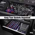 thumbnail image 2 of Set organizador de enchufes WORKPRO Magnetic de aluminio de 3 piezas, 2 of 9