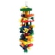 thumbnail image 3 of Juguetes extra grandes para loros y pájaros: bloques de madera multicolores, juguetes para rasgar para pájaros, sugeridos para cacatúas, guacamayos grises africanos y una variedad de loros amazónicos Rojo Verde, 3 of 5