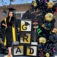 thumbnail image 3 of Muyoka Decoraciones de graduación, 4 piezas de cajas de globos de graduación blancas, suministros de decoraciones para fiestas de graduación de la escuela secundaria preescolar Muyoka Hogar, 3 of 7