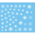 thumbnail image 1 of 1 Sheet Christmas 3D Nail Sticker Snowflakes Snowflakes nail Nail Tips Tatoos Party Manicure Transfer Sticker, 1 of 7