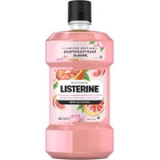 Listerine Zero Alcohol Mouthwash, Limited Edition Grapefruit Rose Flavor, 500 mL(Pack of 2)