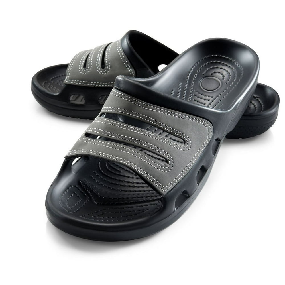 Roxoni - Roxoni Slide Sandals for Men | Open Toe Slip-On | Waterproof ...