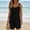 Black, variant on Hurxie Swimsuit Coverup for Women Scoop Neck Sleeveless Sheer Beach Dresses Vacation Bathing Suit Cover Up Army Green,XL