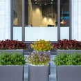 thumbnail image 5 of 6 Bundles Artificial Eucalyptus Flowers, Fake Artificial Greenery UV Resistant No Fade Faux Plastic Plants for Wedding Bridle Bouquet Outdoor Home Garden Kitchen Office Table Vase(Brown), 5 of 5