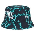 thumbnail image 5 of Men's New Era Black/Light Blue Boston Celtics Summer Sun and Storm Reversible Bucket Hat, 5 of 7