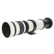 thumbnail image 2 of 420800mm F/8316 Teleobjetivo con Zoom Manual de Lente Enfoque Manual Zoom de Aumento 2X Fotografía de Larga Distancia para Cámara Canon con Montura EF(Blanco) Unbranded 2214200103211, 2 of 7