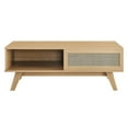 thumbnail image 4 of Coffee Sofa Side Table, Brown Oak, Wood, Living Kitchen Cafe Bistro Hospitality Restaurant, Modern Contemporary HB34349, 4 of 8