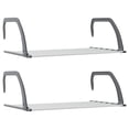 thumbnail image 1 of Tendederos extensibles VidaXL de aluminio, 2 unidades, plateadas, 1 of 8