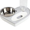 thumbnail image 4 of Alimentador automático para perros y para mascotas, de alimentos y de agua, de alimentos para agua, para botella - Gris Colco Dispensador de tazón para mascotas, 4 of 8