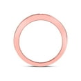 thumbnail image 4 of FB Jewels 14kt Rose Gold Womens Round Diamond Wedding Band 1/4 Cttw, 4 of 4
