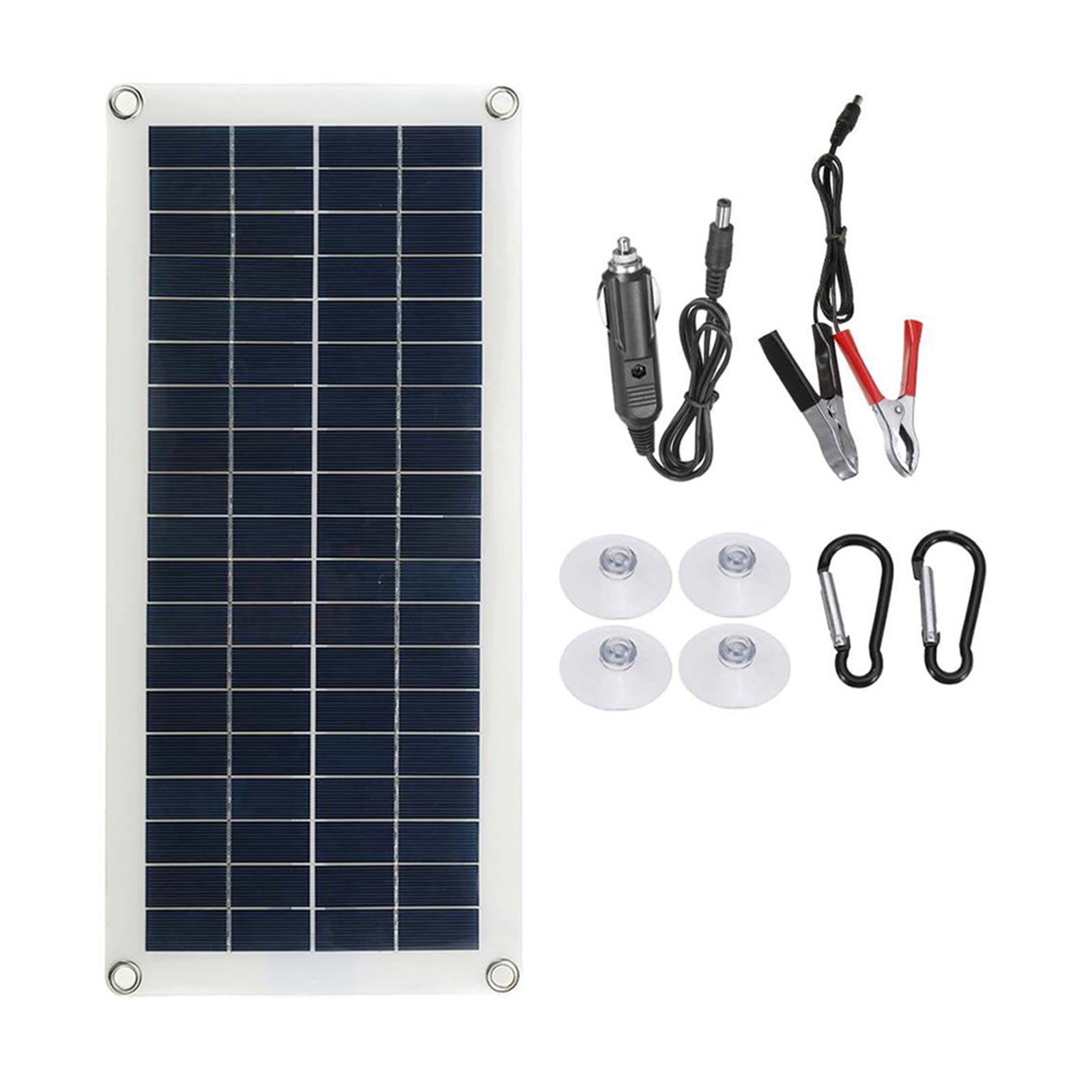 Details about   100W 12V Portable Solar Panel Kit Supply For Phone/Power station/Camping/RV 