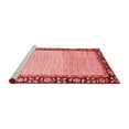 thumbnail image 2 of Ahgly Company Machine Washable Indoor Square Abstract Red Modern Area Rugs, 7' Square, 2 of 4