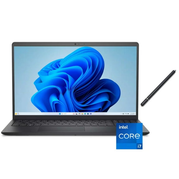 Dell 15.6" Touchscreen Laptop |Intel Core i7 1355U| Intel UHD Graphics| Copilot|Black| 16GB RAM | 1024GB SSD | Windows 11 Home | Bundle with Stylus Pen