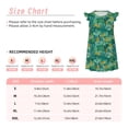 thumbnail image 3 of Fotbe Jungle Leopard Vestido de Dormir para Niñas de 3 a 10 Años, Mangas Cortas, Estilo Princesa, Pijama Camisón con Mangas Voladas-Medium, 3 of 6