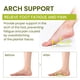 thumbnail image 2 of Plantillas para zapatos Bukihome, soporte de gel para arco, 1,2 cm, 4 pares, 2 of 7