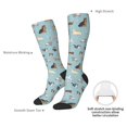 thumbnail image 4 of Fotbe Dog Pets Calcetas Divertidas Estampadas para Hombre y Mujer, Calcetas de Algodón hasta la Rodilla para Caminar, Correr, Enfermería y Embarazo, 4 of 6