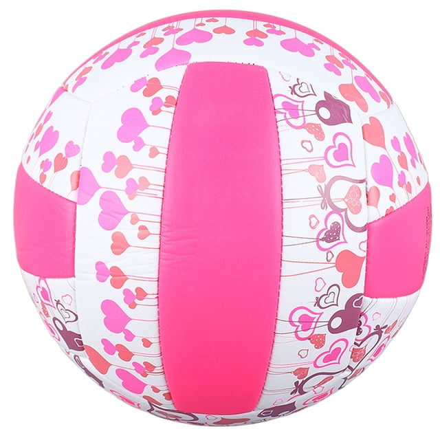 Voleibol Al Aire , Tamaño 5 Voleibol Rosa PU Ligero Duradero Alta Visibilidad Para Entrenamiento