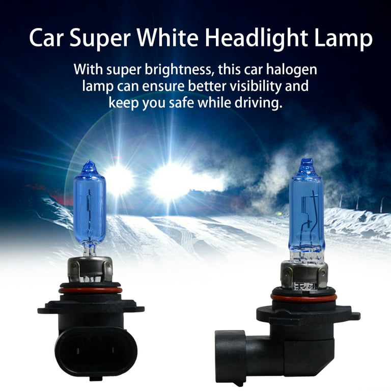 Star Home 2Pcs HB3/9005 Car Headlight High Power 12V 100W Super Bright  White Fog Light Halogen Bulb for Vehicle