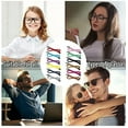 thumbnail image 2 of Eyeglasses Strap Glasses Lanyard Eyeglass Holder Strap Adjustable Face Cover Neck Strap for Most Sunglasses Daily Glasses and Reading Glasses, Eyeglass Chains for women, Men and Kids, 10Pcs, 2 of 7