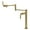 Brushed Brass, variant on Kingston Brass KS4702KL Whitaker Deck Mount Pot Filler Faucet, Polished Brass