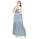 thumbnail image 1 of Vestido de escote drapeado Roman Fashion /Tallas Extras, 2005 (Azul claro) azul 42, 1 of 6