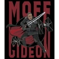 thumbnail image 2 of Men's Star Wars: The Mandalorian Gideon Retrieve The Asset Pull Over Hoodie Black X Large, 2 of 4