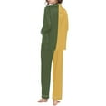 thumbnail image 5 of Modal Loungewear – Cotton Pajamas for Women Set & 2 Piece Sleepwear Womens Autumn Winter Prints Pajamas Long Pants Sleepwear Sets Soft Comfy Night Wear V Neck Loungewear Cute Two Piece Pajama Wear, 5 of 8