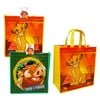 Disney Lion King Tote Bag -- 2 Reusable Bag for Party favors, gift bags, grocery, lunch (Lion King - Med, 2)