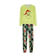 thumbnail image 5 of Holiday Green Christmas Matching Family Pajamas Set, 2-Piece (Women, 3XL), 5 of 5