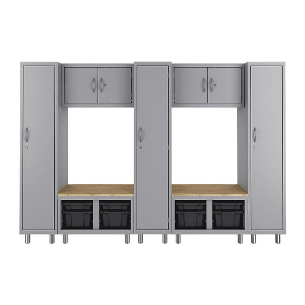 Space Solutions Huxley Mudroom Storage Bundle II 9 Piece Bundle