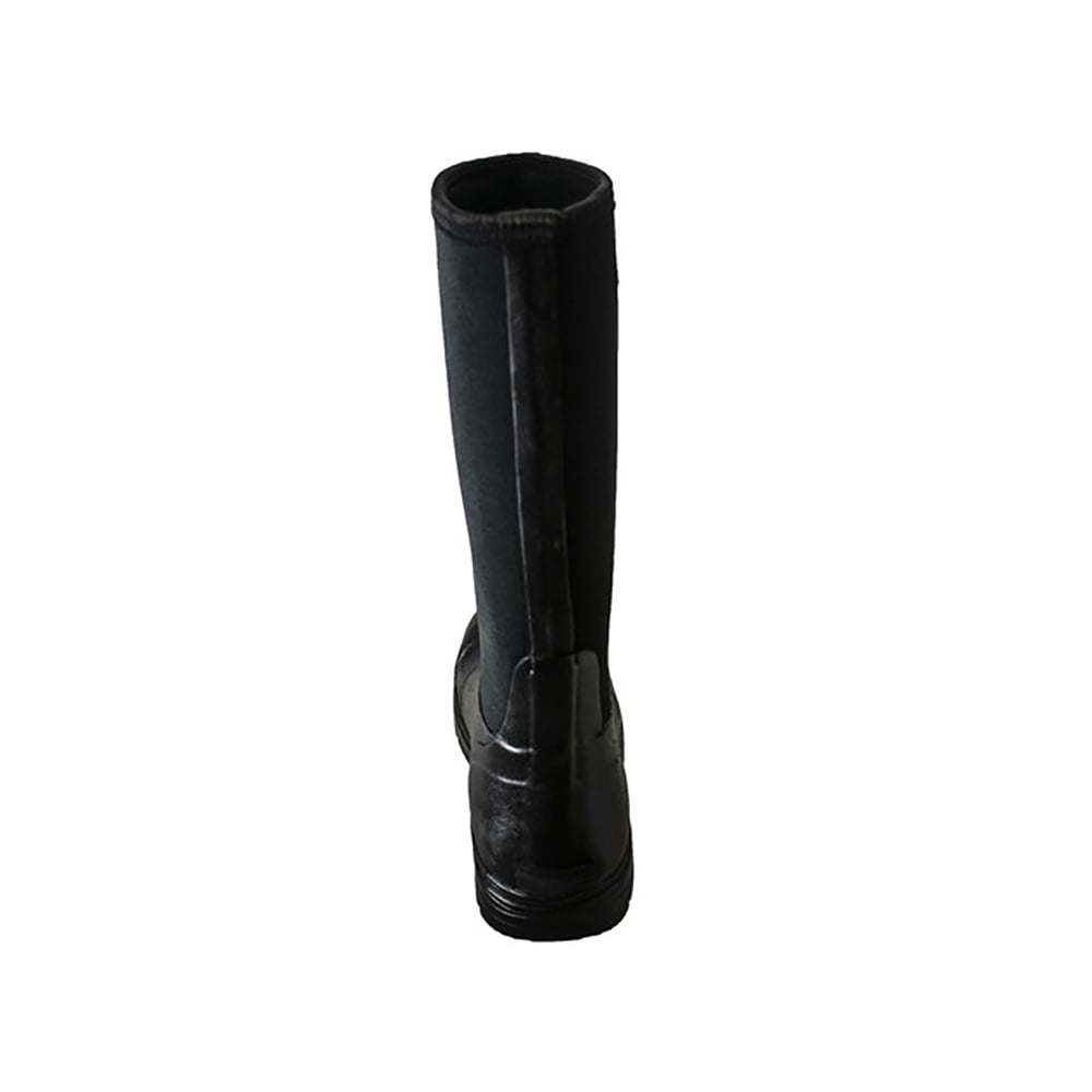 Men's 16" Cement Rubber Boot Steel Toe Black