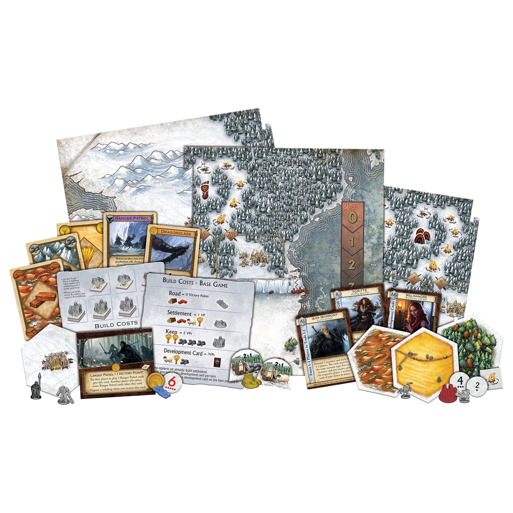 A Game of Thrones Catan: Brotherhood of The Watch Strategy Board Game for Ages 14 and up, from Asmodee