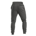 thumbnail image 6 of ZRBYWB Men's Pants Men Solid Color Side Pockets Lace Up Waistband Casual Drawstring Pants For Men, 6 of 8