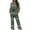 Aztec Ethnic, variant on Candy Cane Christmas Pajamas for Women Set Long Sleeve Button Up Pajama Top V Neck 2-Piece Sets for Women Size L Comfortable Womens Fall Pjs Set