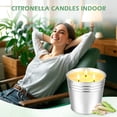 thumbnail image 6 of Citronella Candles Outdoor/Indoor Large 3 Wick Soy Wax Outdoor Candles Long Lasting Burn Time for Patio/Garden/Yard/Balcony/Camping 2 Pack, 6 of 10
